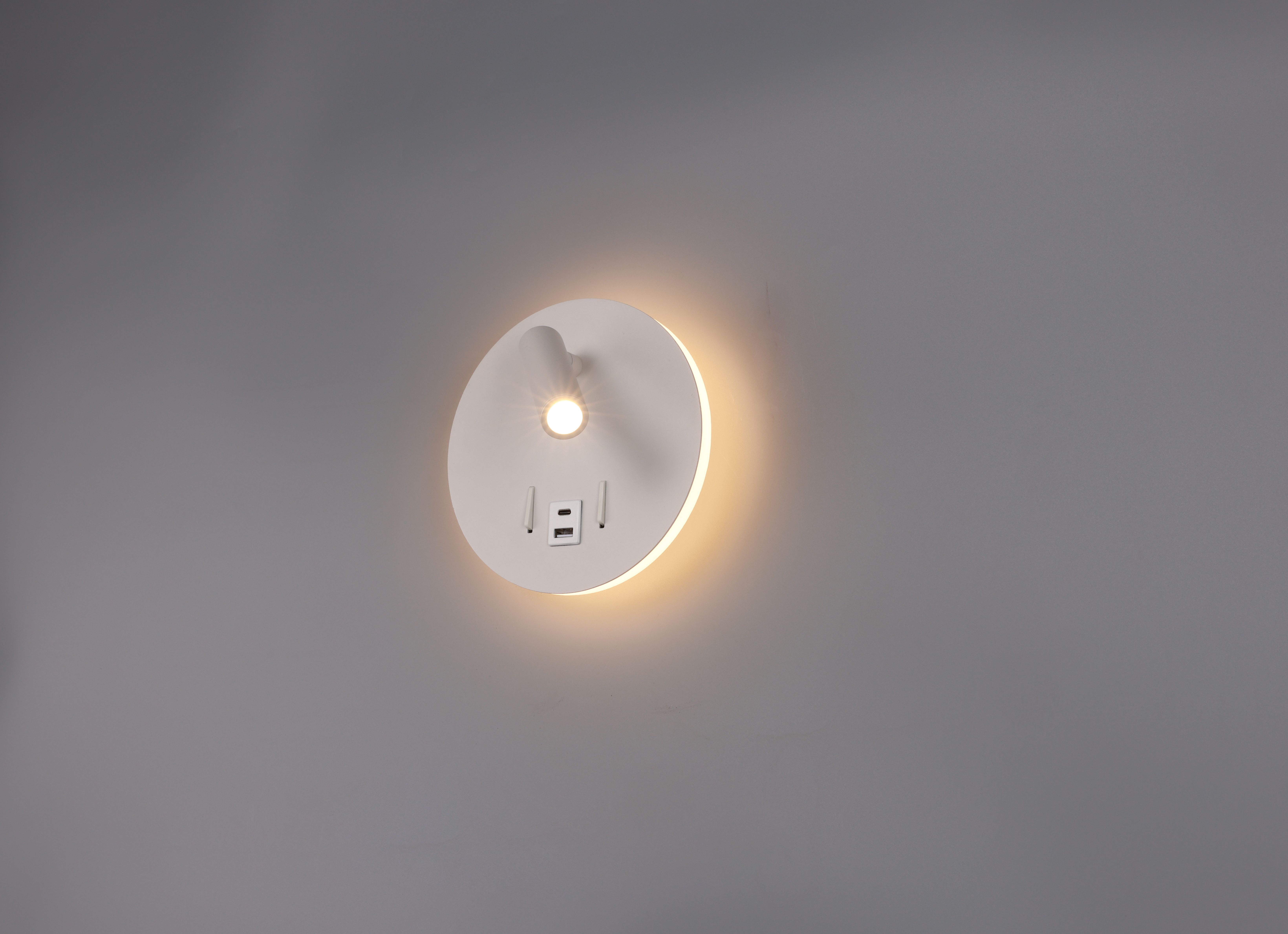 USB充電床頭燈